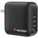 VERBATIM GaN Nabíječka Mini GaN 165W, 3xUSB-C, 1x USB-A, černá 32216