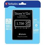 VERBATIM HDD 2.5" 1,75TB Store 'n' Go USB 3.0, Black 53191