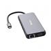 VERBATIM Hub USB-C Pro Multiport 14 Port, 5x USB-A, 2x USB-C, 2x HDMI, 1xVGA, RJ45, 3.5mm Jack audio, microSD/SD, 32154
