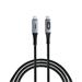 Verbatim kabel Sync &amp; Charge s displejem USB-C to USB-C 100W 120 cm černý 0023942318484