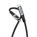 Verbatim kabel Sync &amp; Charge s displejem USB-C to USB-C 100W 120 cm černý 0023942318484