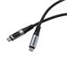 Verbatim kabel Sync &amp; Charge s displejem USB-C to USB-C 100W 120 cm černý 0023942318484