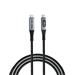 Verbatim kabel Sync &amp; Charge s displejem USB-C to USB-C 240W 120 cm černý 0023942318491
