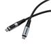 Verbatim kabel Sync &amp; Charge s displejem USB-C to USB-C 240W 120 cm černý 0023942318491