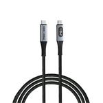 Verbatim kabel Sync & Charge s displejem USB-C to USB-C 240W 120 cm černý 0023942318491