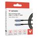 Verbatim kabel Sync &amp; Charge USB-C to USB-C 240W 40 Gbps 120 cm černý 0023942318477