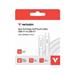 VERBATIM Kabel Sync & Charge SoftTouch USB-C, 60W, 120cm, bílá 30274