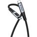 VERBATIM Kabel USB-C Sync & Charge, 100W, s displejem, 120cm 31848