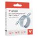 Verbatim magnetický kabel Sync &amp; Charge USB-C to USB-C 100W 120 cm modrý 0023942318569