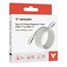 Verbatim magnetický kabel Sync &amp; Charge USB-C to USB-C 100W 120 cm šedý 0023942318545
