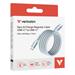 Verbatim magnetický kabel Sync &amp; Charge USB-C to USB-C 60W 120 cm modrý 0023942318521