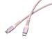 Verbatim magnetický kabel Sync &amp; Charge USB-C to USB-C 60W 120 cm růžový 0023942318538