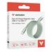 Verbatim magnetický kabel Sync &amp; Charge USB-C to USB-C 60W 120 cm zelený 0023942318664