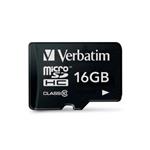 Verbatim Micro Secure Digital Card, 16GB, micro SDHC, 44010, UHS-I U1 (Class 10), bez adaptéra