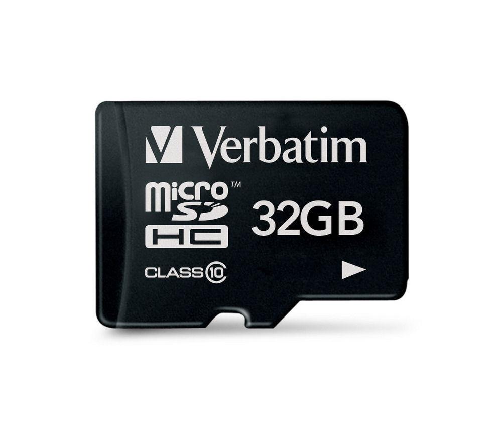 Verbatim Micro Secure Digital Card, 32GB, micro SDHC, 44013, UHS-I U1 (Class 10), bez adaptéra
