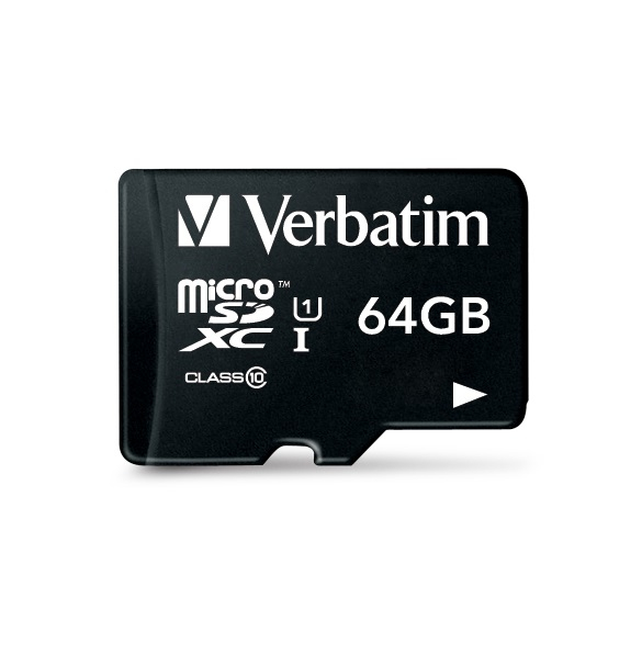 Verbatim micro secure digital card 64gb micro sdxc 44084 uhs i u1
