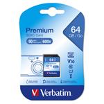 Verbatim microSDXC Flash Card, 64GB, SDXC, 44024, pre archiváciu dát