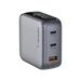 VERBATIM Mini GaN Nabíječka s displejem 100W, 2xUSB-C, 1xUSB-A, černá 30239