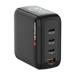 VERBATIM Mini GaN Nabíječka s displejem 140W, 3xUSB-C, 1xUSB-A, černá 30240