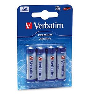 VERBATIM Nabíjecí baterie AA Premium 4-Pack 2600 mAh 49941