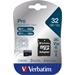 Verbatim pamäťová karta micro SDXC, 32GB, micro SDXC, 47041, UHS-I U1 (Class 10), s adaptérom