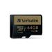 Verbatim pamäťová karta micro SDXC Pro+, 64GB, micro SDXC, 44034, UHS-I U1 (Class 10), s adaptérom