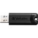 Verbatim PinStripe 256GB USB 3.0 flashdisk, černý 49320