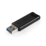 Verbatim PinStripe 256GB USB 3.0 flashdisk, černý 49320