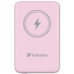 VERBATIM Powerbanka Charge 'n' Go, Magnetická, 10000 mAh, USB-C, Růžová 32248