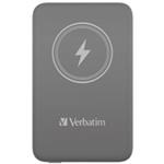VERBATIM Powerbanka Charge 'n' Go, Magnetická, 10000 mAh, USB-C, Šedá 32249