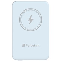 VERBATIM Powerbanka Charge 'n' Go, Magnetická, 5000 mAh, USB-C, Modrá 32242