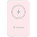 VERBATIM Powerbanka Charge 'n' Go, Magnetická, 5000 mAh, USB-C, Růžová 32243