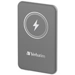 VERBATIM Powerbanka Charge 'n' Go, Magnetická, 5000 mAh, USB-C, Šedá 32244