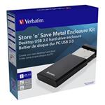 Verbatim sada kovového krytu 3.5" Store ,n, Save USB 3.0, pro interní HDD, 3.5", USB 3.0, 53103