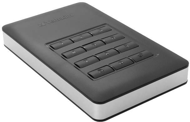 Verbatim Store 'n' Go šifrovaný externí HDD s numerickou klávesnicí 2TB (GDPR) 53403
