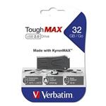 Verbatim ToughMAX, 2.0, 32GB, ToughMAX, čierny, 49331, kompozitný materiál KyronMAX(tm)