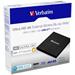 Verbatim Ultra HD 4K External Slimline Blu-ray Writer USB 3.1 with USB-C to A 43888