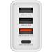 VERBATIM Univerzální adaptér CHR-30EU2, 30W, 1x USB-C, 3x USB bílá 49701