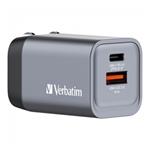 VERBATIM Univerzální cestovní adaptér GNC-35, 35W, 1x USB-C, 1x USB 32200