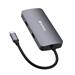 Verbatim USB-C Pro Multiport Hub CMH-05, 5 portů /HDMI, USB-A, USB-C, RJ45/, stříbrná 32150
