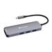 Verbatim USB-C Pro Multiport Hub CMH-08, 8 portů /HDMI, USB-A, USB-C, SD, microSD/ ,stříbrná 0023942321514
