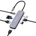 Verbatim USB-C Pro Multiport Hub CMH-08, 8 portů /HDMI, USB-A, USB-C, SD, microSD/ ,stříbrná 0023942321514