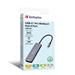 Verbatim USB-C Pro Multiport Hub CMH-08, 8 portů /HDMI, USB-A, USB-C, SD, microSD/ ,stříbrná 0023942321514