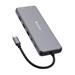Verbatim USB-C Pro Multiport Hub CMH-13, 13 portů /HDMI, USB-A, USB-C, DP, RJ45, Audio/, stříbrná 0023942321538