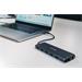 Verbatim USB-C Pro Multiport Hub CMH-13, 13 portů /HDMI, USB-A, USB-C, DP, RJ45, Audio/, stříbrná 0023942321538