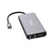 Verbatim USB-C Pro Multiport Hub CMH-14, 14 portů /HDMI, USB-A, USB-C, SD,microSD, RJ45, VGA, Audio 0023942321545