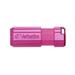 Verbatim USB flash disk, 2.0, 32GB, PinStripe USB, ružový, 49056
