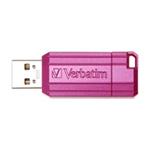 Verbatim USB flash disk, 2.0, 32GB, PinStripe USB, ružový, 49056