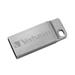 Verbatim USB flash disk, 2.0, 32GB, Store,N,Go Metal Executive, strieborný, 98749