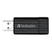 Verbatim USB flash disk, 2.0, 8GB, Store,N,Go PinStripe, čierny, 49062, pre archiváciu dát